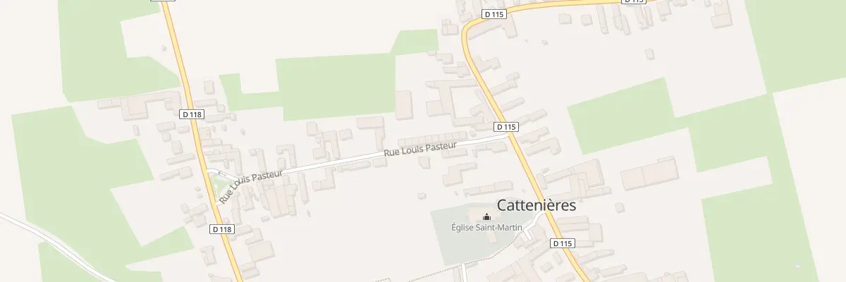 Plan du 14 Rue Pasteur à Cattenières