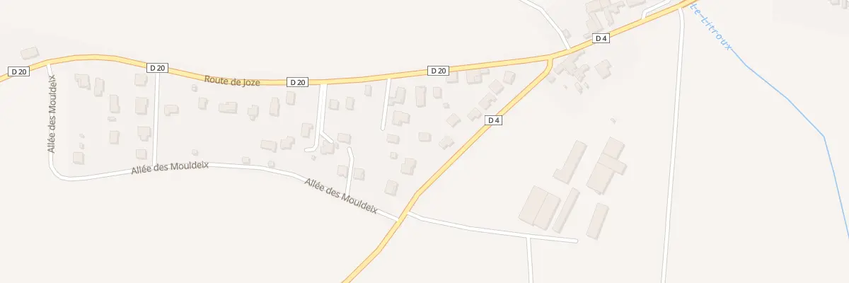 Plan du 6Q Rte de Beauregard à Culhat