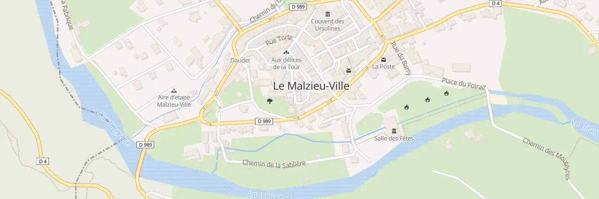 Plan du 5224 Pl de l’Église au Malzieu-Ville