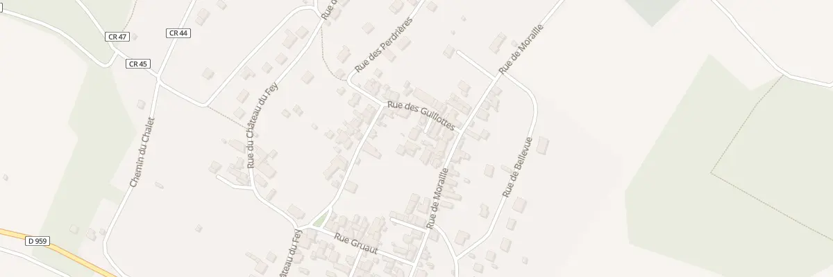 Plan du 3 Rue des Guillottes à Villecien