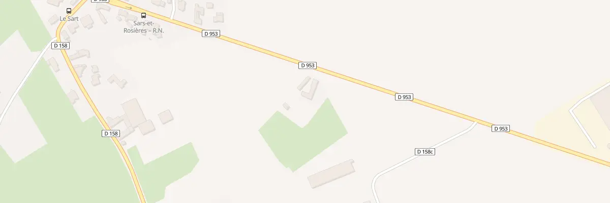 Plan du 7 Rte Nationale à Sars-et-Rosières