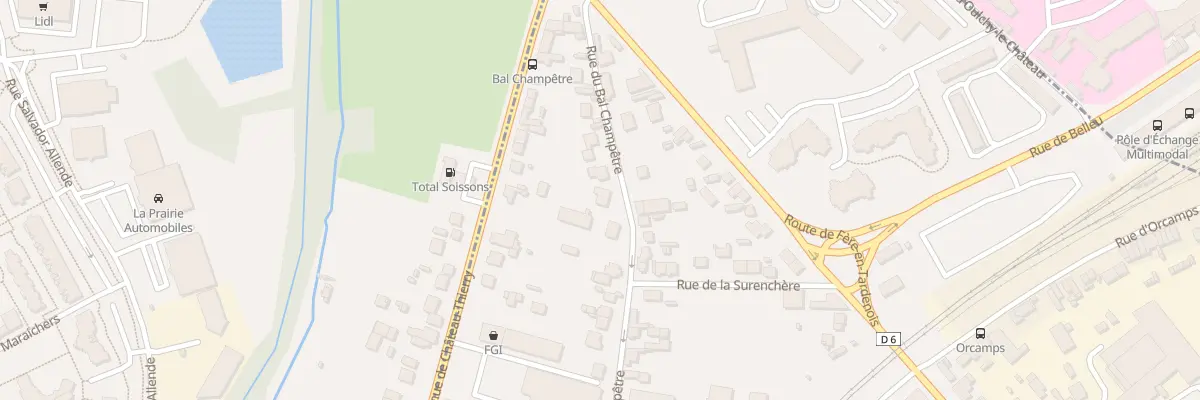 Plan du 22 Rue du Bal Champêtre à Belleu