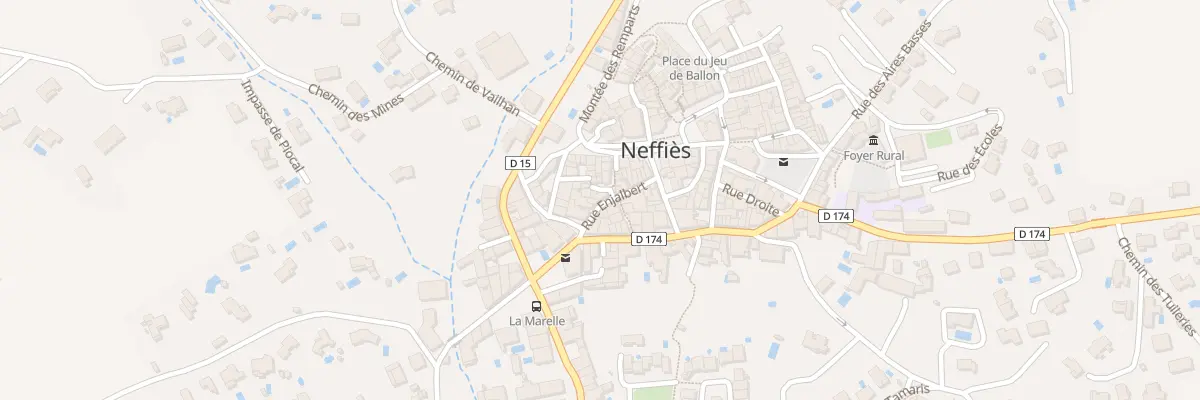 Plan du 7 Plan Pradines à Neffiès