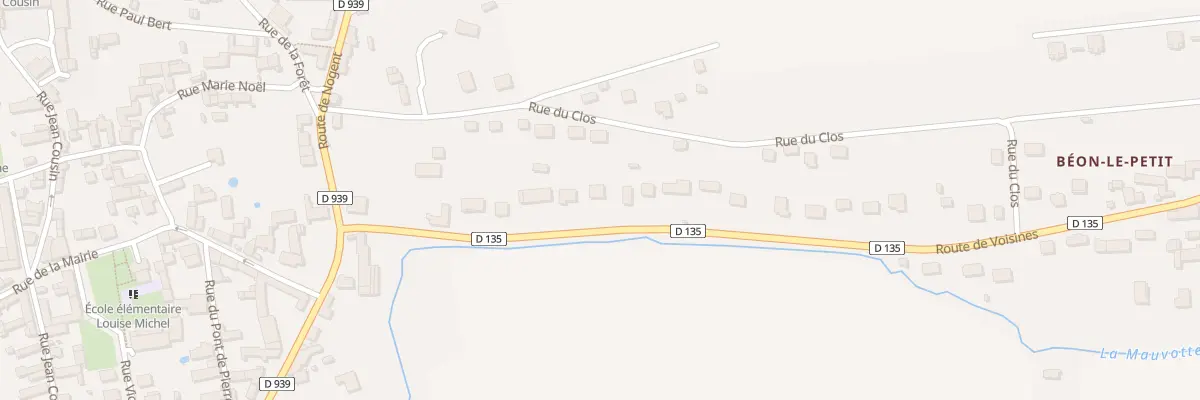 Plan du 11 Rte de Voisines à Soucy