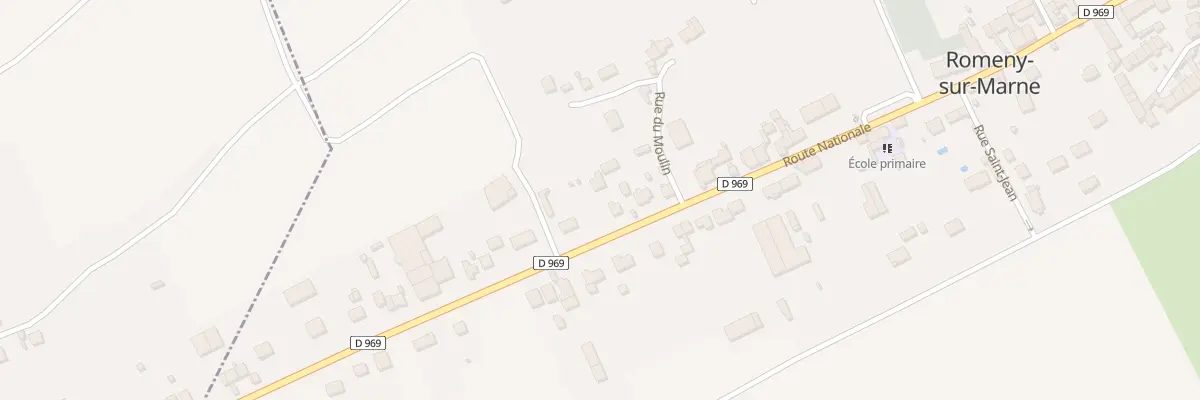 Plan du 64B Rte Nationale à Romeny-sur-Marne
