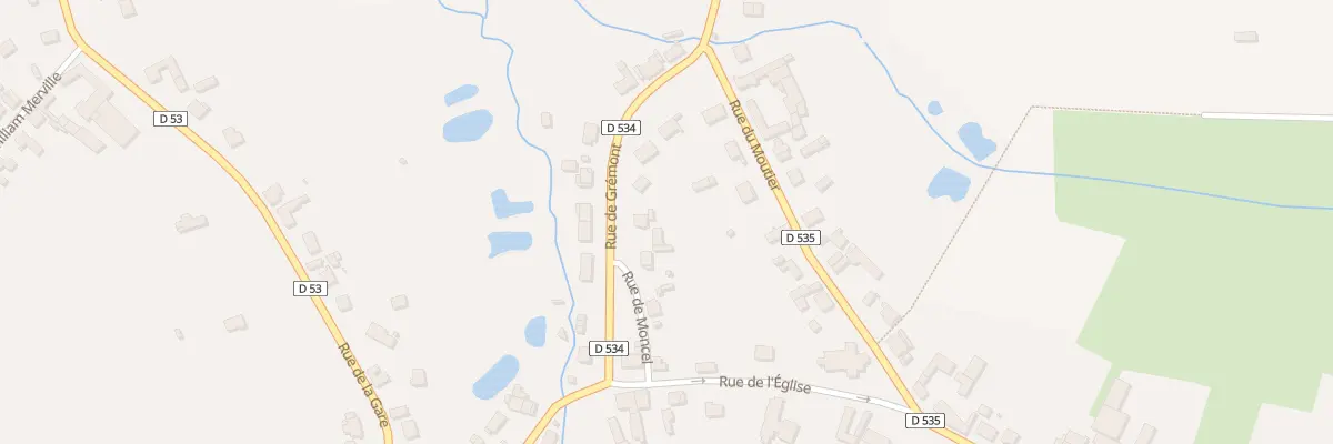 Plan du 1B Rue du Moncel à Barisis-aux-Bois