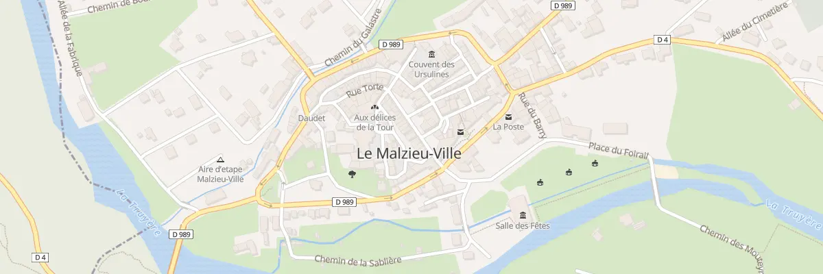 Plan du 5511 Av Pierre Rousset 1870 1956 au Malzieu-Ville
