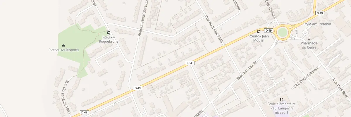 Plan du 32 Rue Raoul Briquet à Rœulx