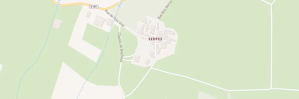 Plan du 5794 Serpes à Saint-Julien-de-Coppel