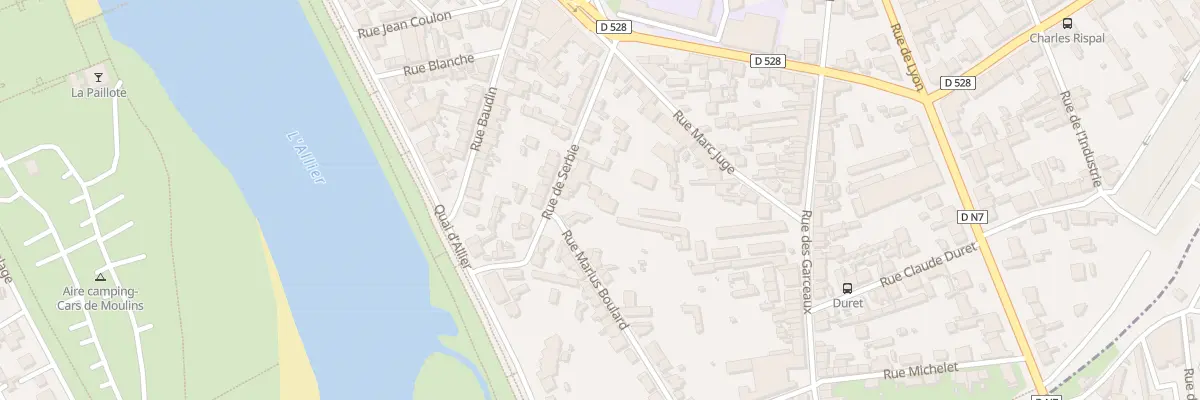 Plan du 11 Rue de Serbie à Moulins