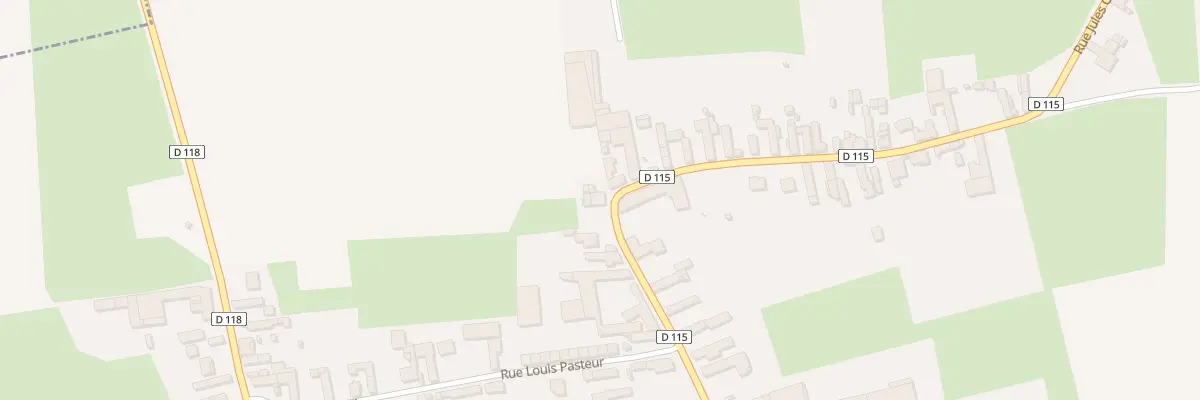 Plan du 2 Rue Roger Salengro à Cattenières
