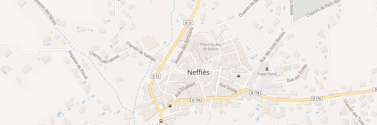 Plan du 7 Imp de la Tour à Neffiès