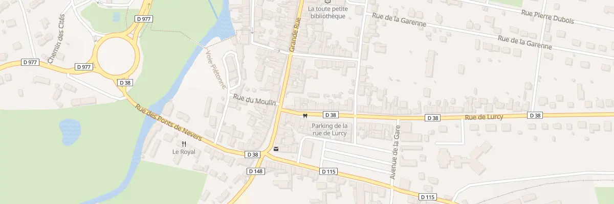 Plan du 5 Rue de Lurcy à Prémery
