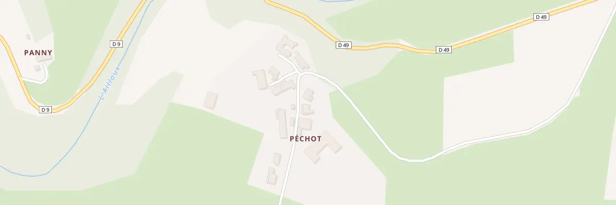 Plan du 5106 Pechot à Aulhat-Flat