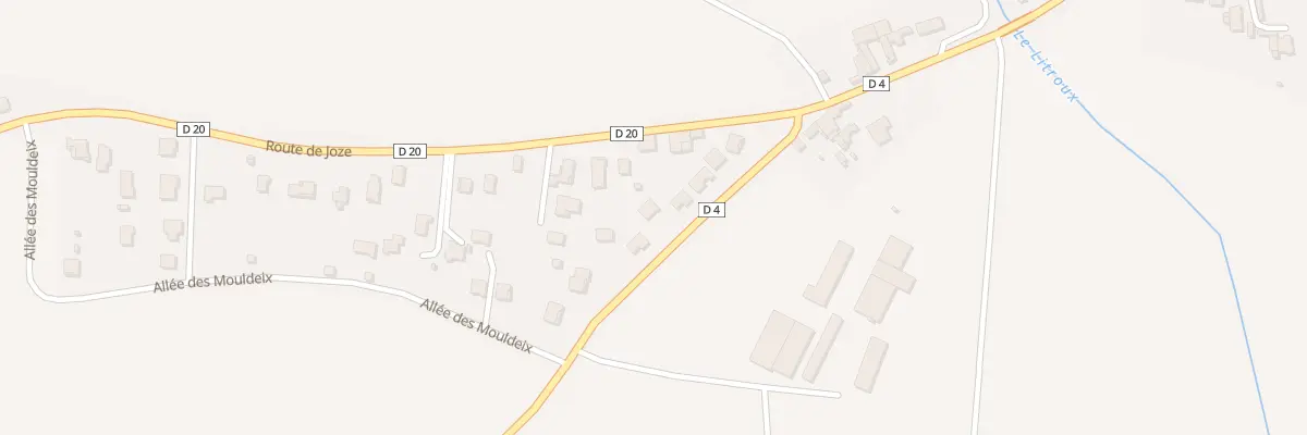 Plan du 6B Rte de Beauregard à Culhat