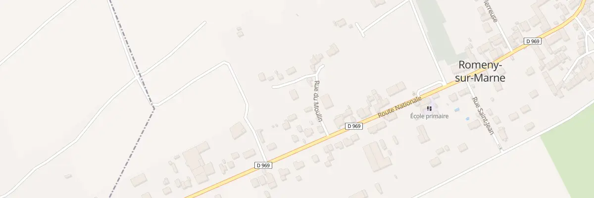Plan du 1B Rue du Moulin à Romeny-sur-Marne