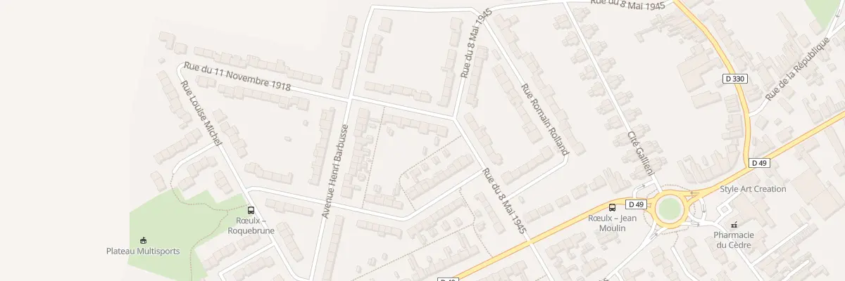 Plan du 5 Rue du 11 Novembre à Rœulx