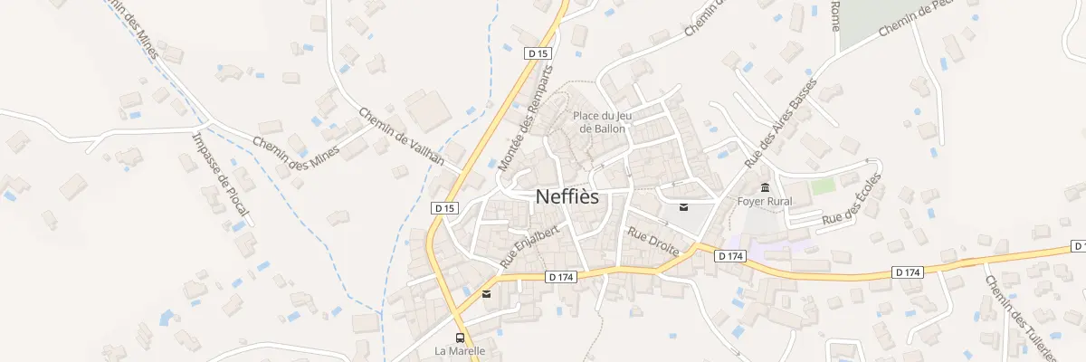 Plan du 4 Rue Montee de la Tour à Neffiès