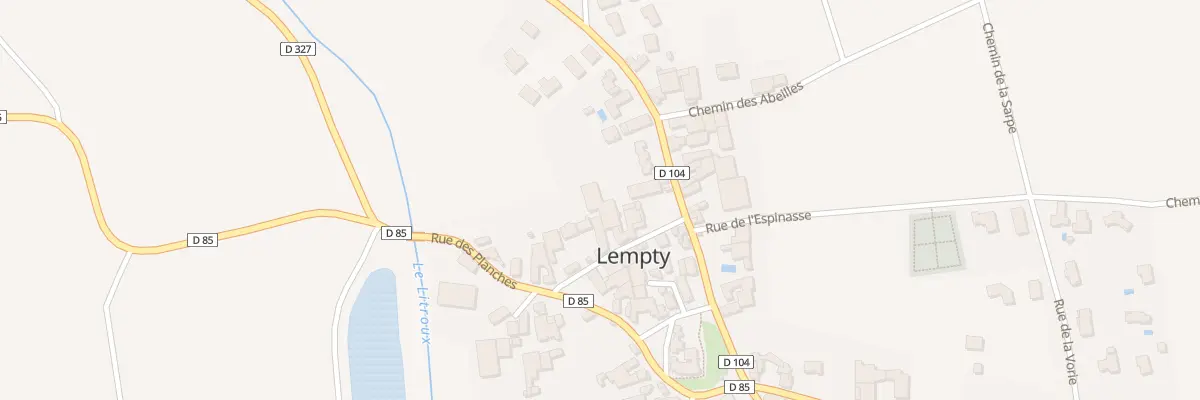 Plan du 6 Rue des Jardins à Lempty