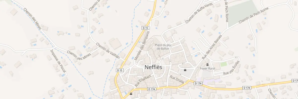 Plan du 5 Rue du Potarouch à Neffiès