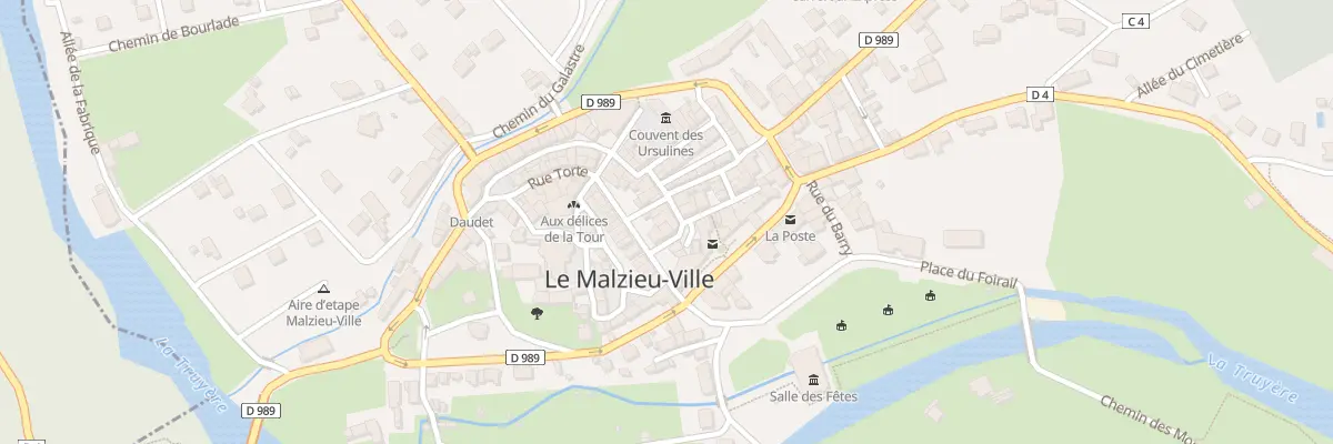 Plan du 6 Av Pierre Rousset au Malzieu-Ville