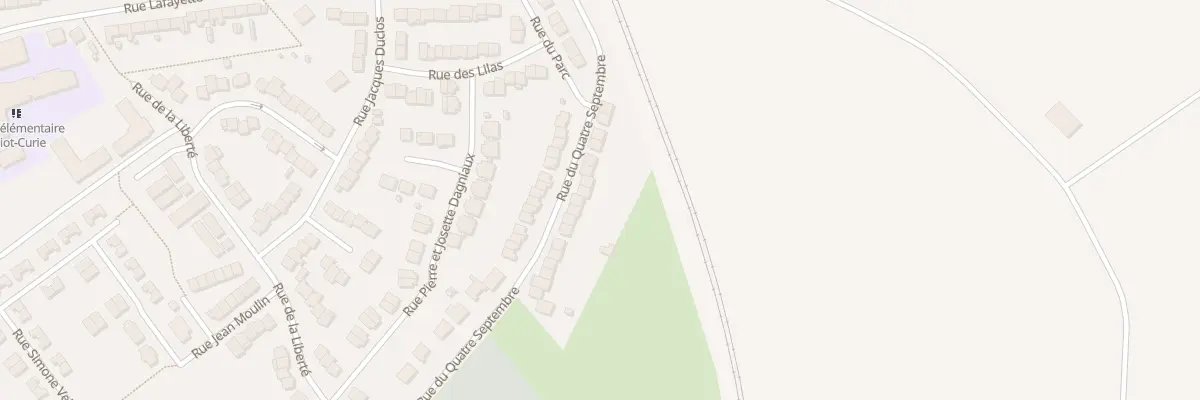 Plan du 34 Rue du Quatre Septembre à Iwuy