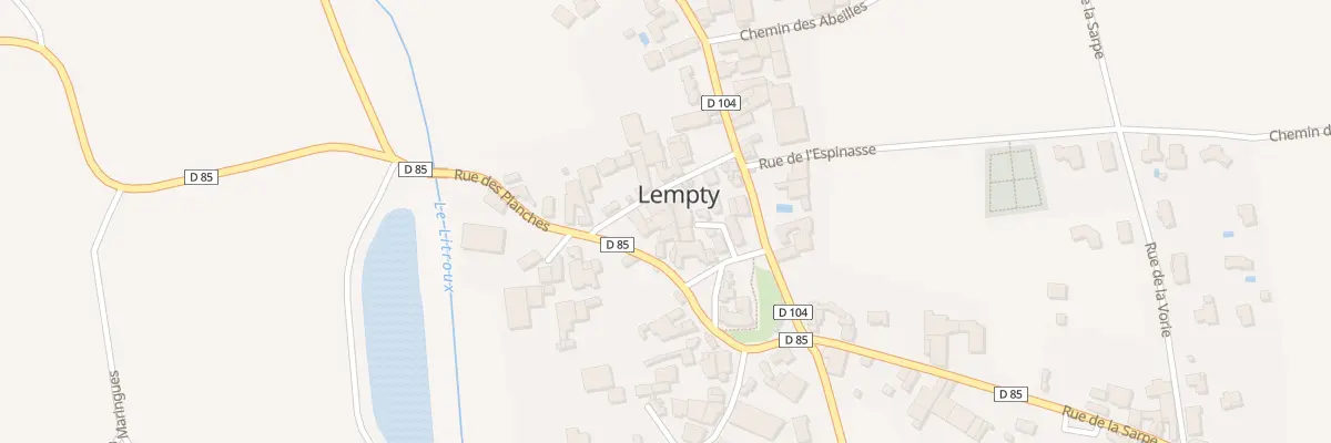 Plan du 4 Rue des Planches à Lempty