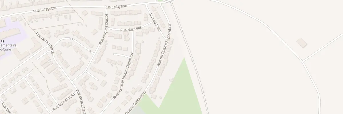 Plan du 40 Rue du Quatre Septembre à Iwuy
