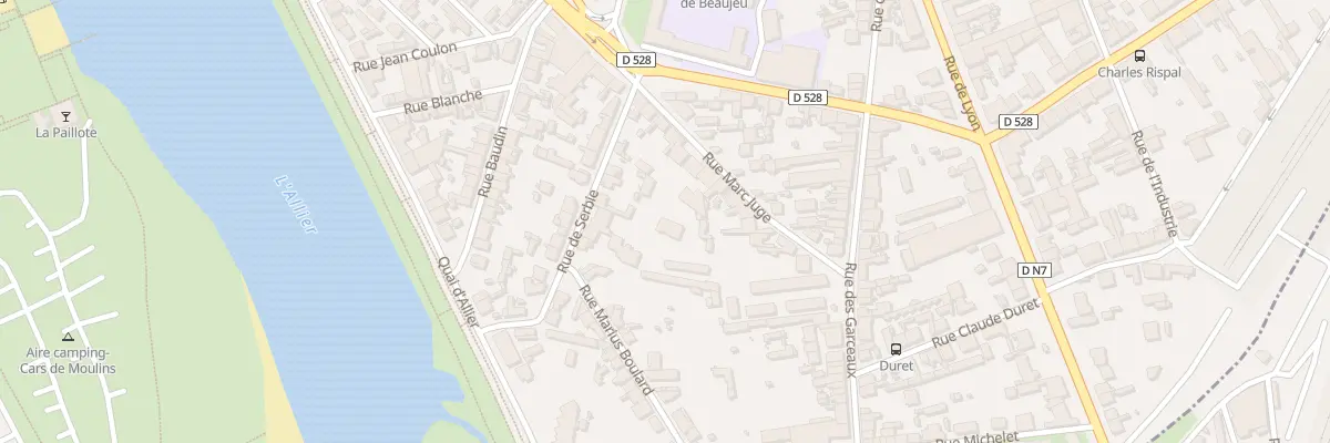 Plan du 19 Rue de Serbie à Moulins