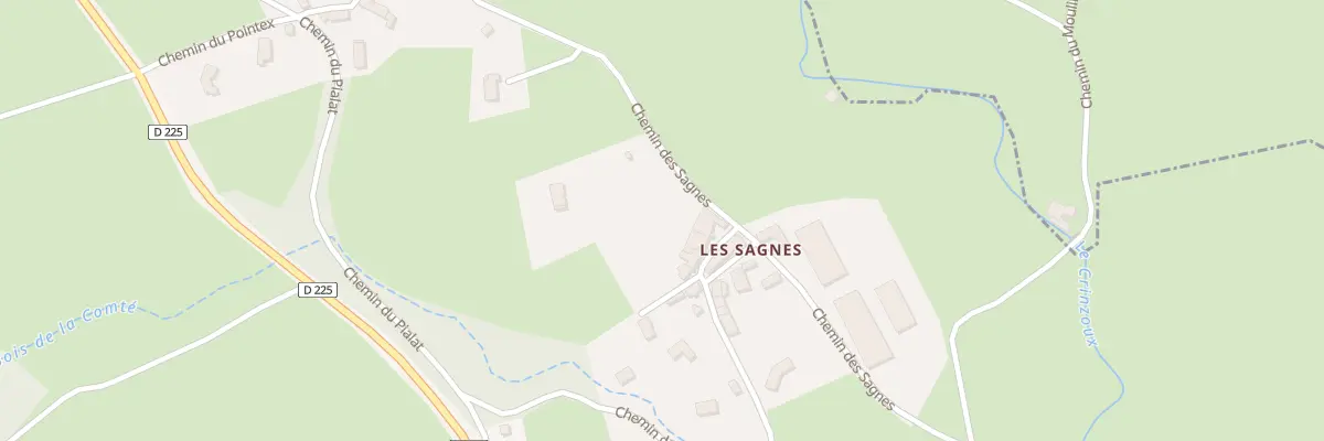 Plan du 5260 Les Sagnes à Manglieu