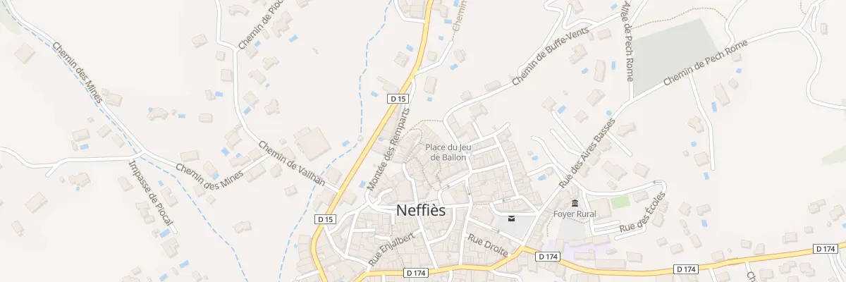 Plan du 11 Rue du Potarouch à Neffiès