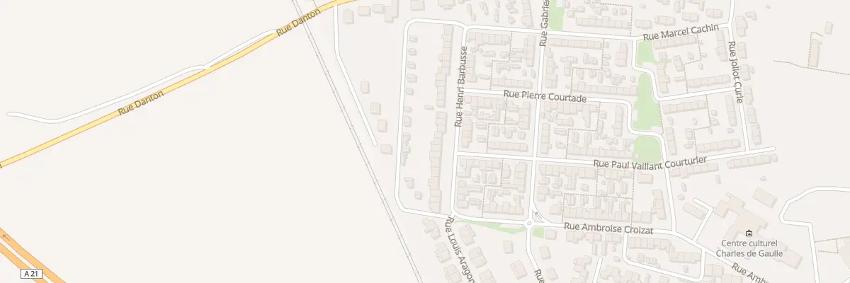 Plan du 33 Rue Henri Barbusse à Escaudain