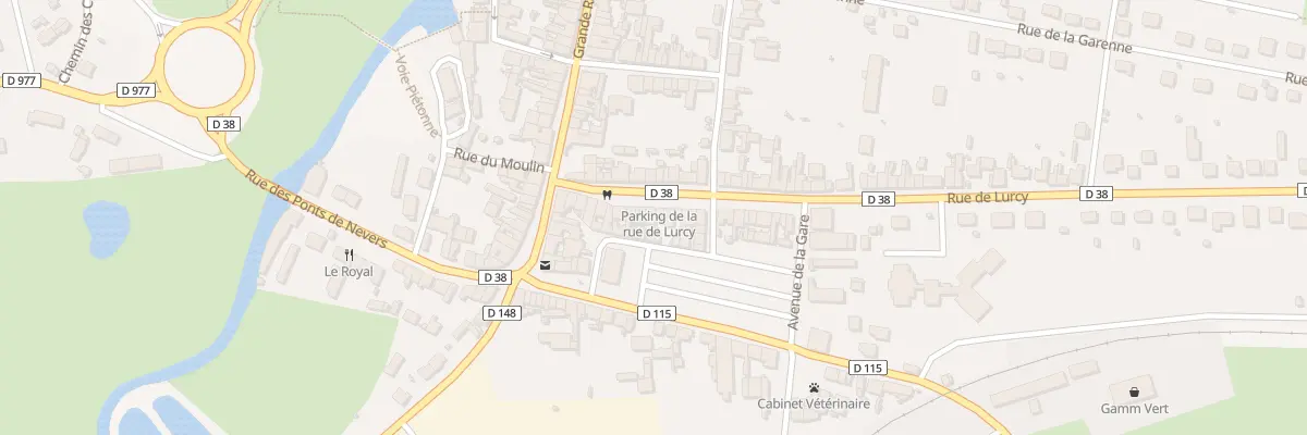 Plan du 20 Rue de Lurcy à Prémery