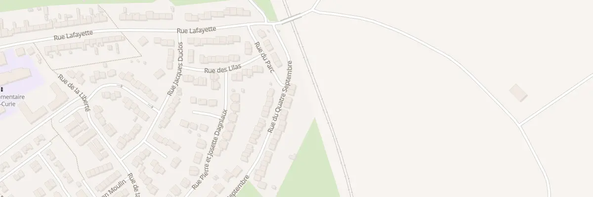 Plan du 46 Rue du Quatre Septembre à Iwuy