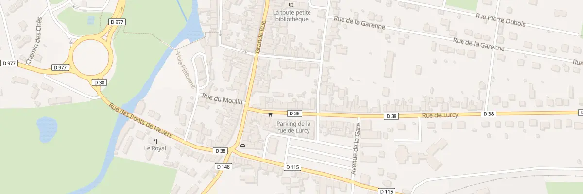 Plan du 11 Rue de Lurcy à Prémery