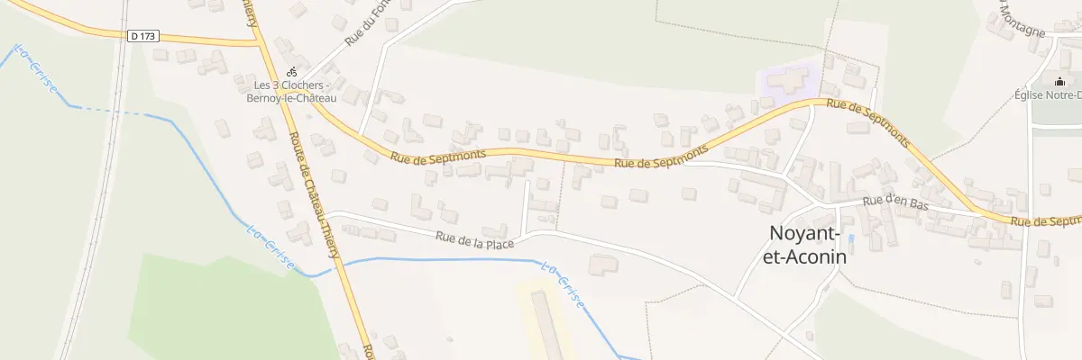 Plan du 8B Rue de Septmonts à Bernoy-le-Château