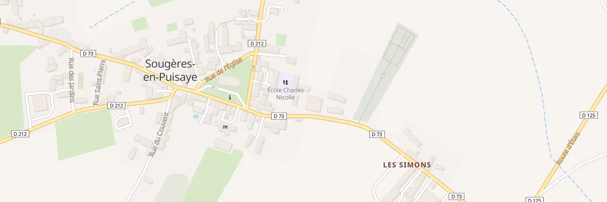 Plan du 27 Grande Rue de Sougères à Sougères-en-Puisaye