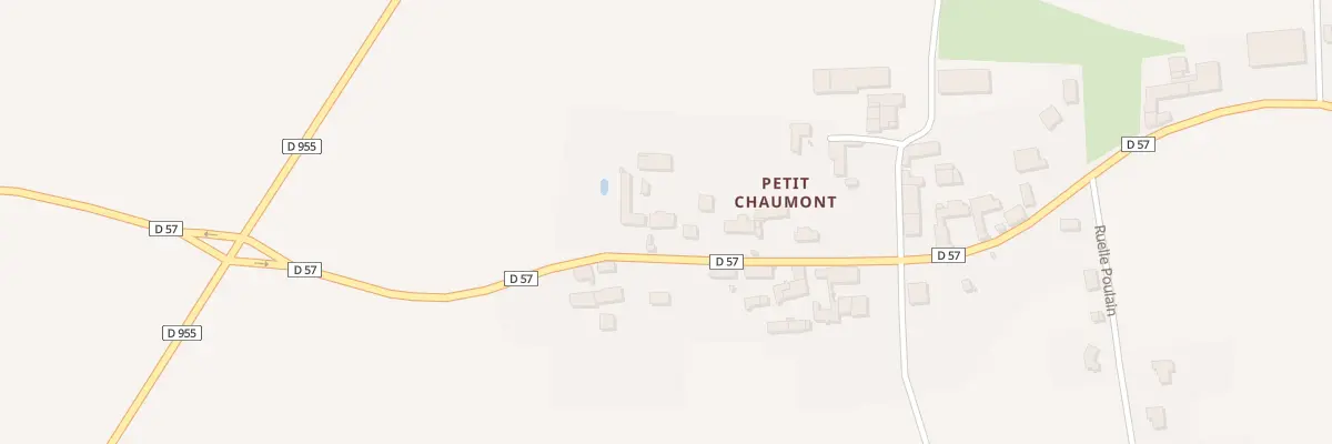 Plan du 22 Rue du Petit Chaumont à Chassy