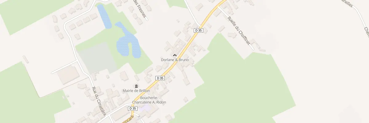 Plan du 16 Rue du Maréchal Foch à Brillon