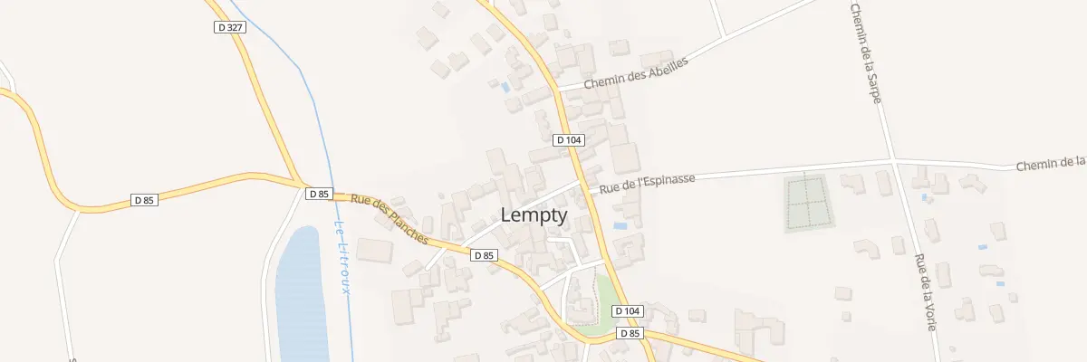 Plan du 4 Rue des Jardins à Lempty