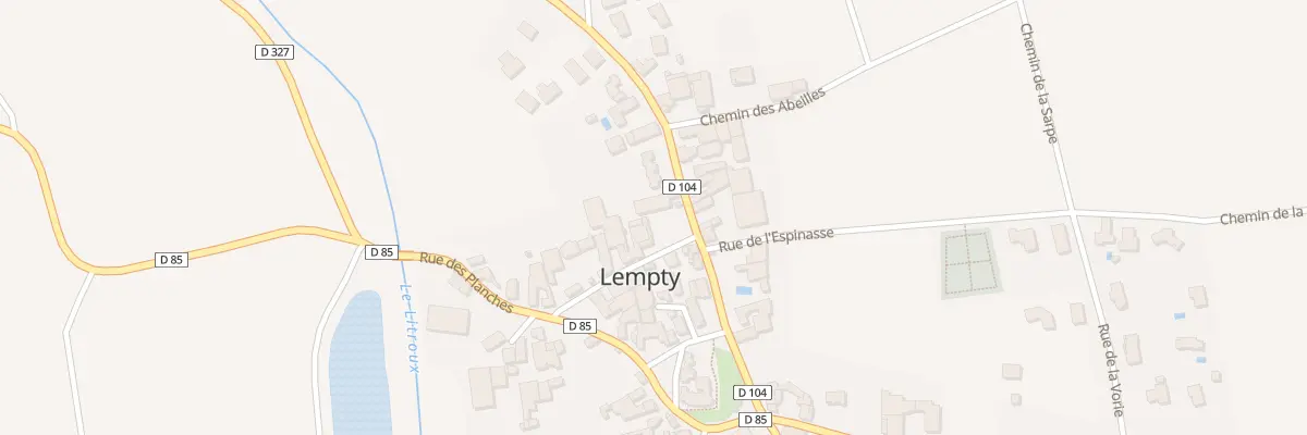 Plan du 6 Rue des Jardins à Lempty