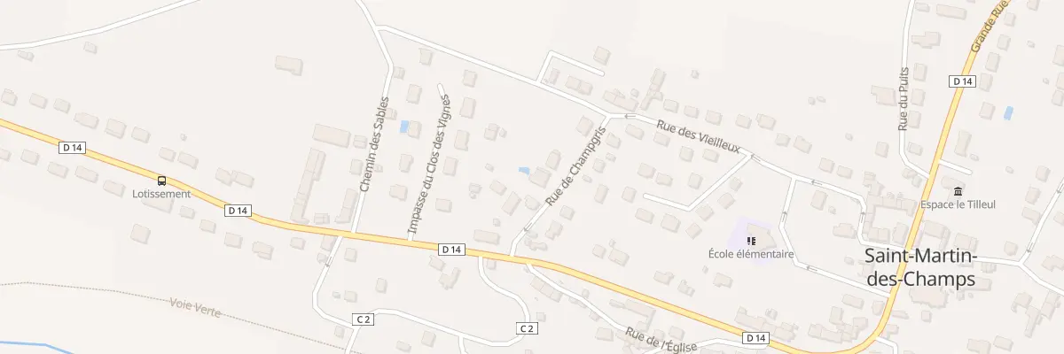 Plan du 4 Rue de Champgris à Saint-Martin-des-Champs