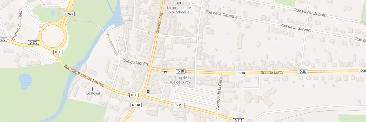 Plan du 15 Rue de Lurcy à Prémery