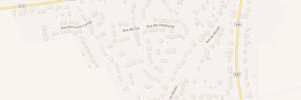 Plan du 2 Rue des Campanules à Hornaing