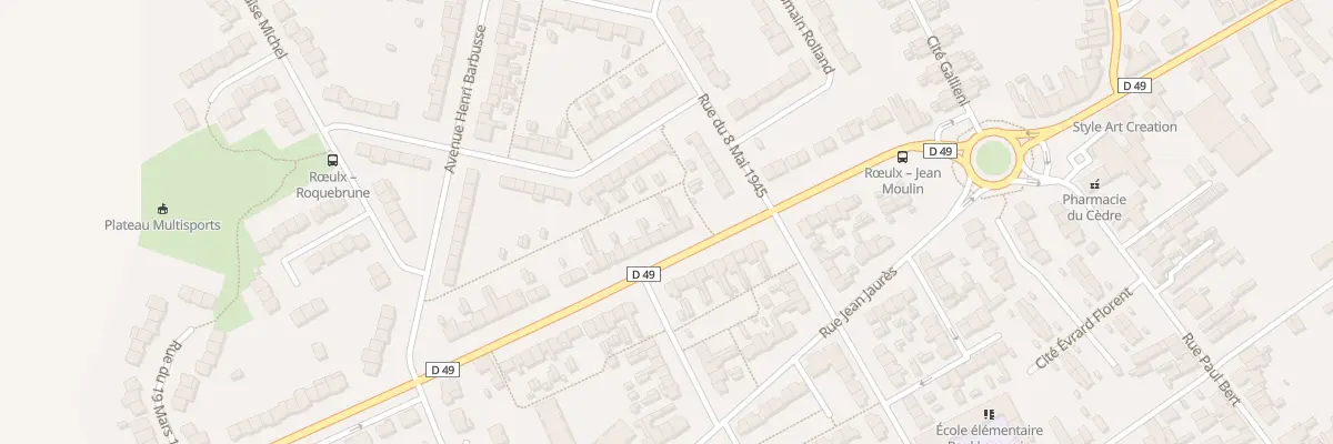 Plan du 20 Rue Raoul Briquet à Rœulx