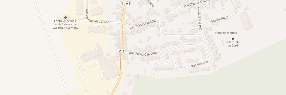 Plan du 7 Rue Alfred Capitaine à Walincourt-Selvigny