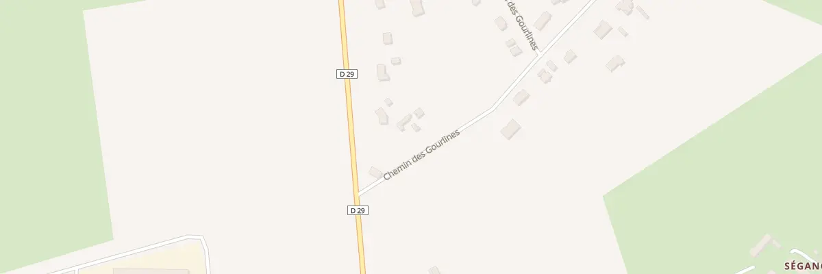 Plan du 90 Che des Gourlines à Avermes