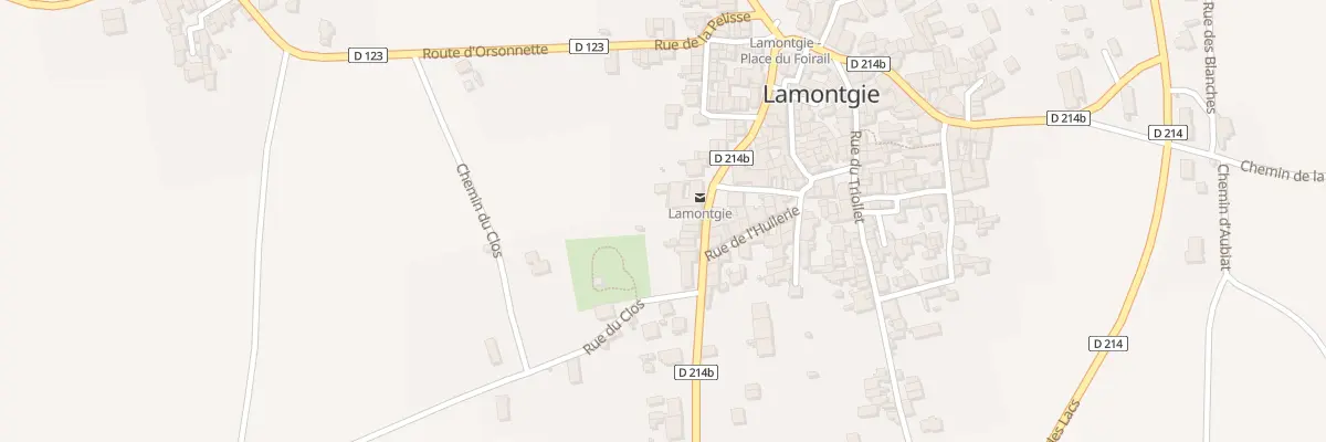 Plan du 2 Rue de la Combe à Lamontgie