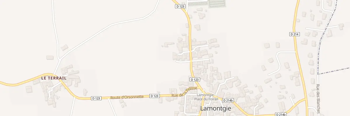 Plan du 1 Imp de Rougeat à Lamontgie