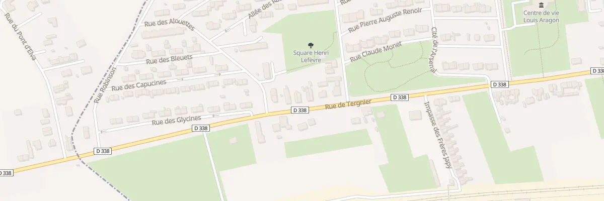 Plan du 118 Rue de Tergnier à Beautor